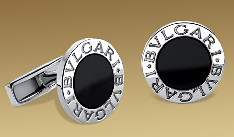 Bvlgari cufflinks online silver